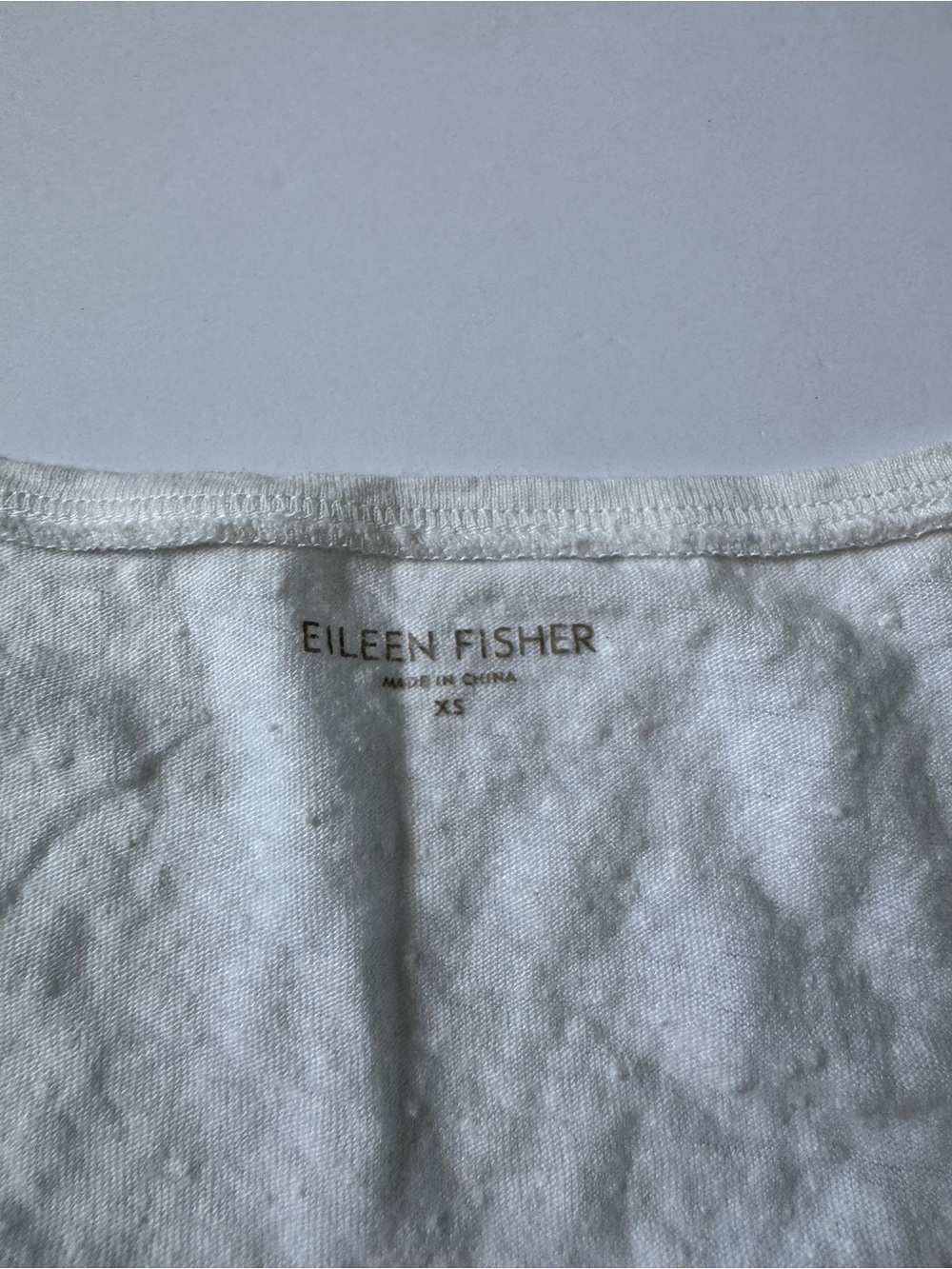 Eileen Fisher Organic Linen Scoop Neck Tank – Size XS (NWOT) - Picture 3 of 7